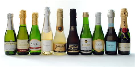 small champagne bottle